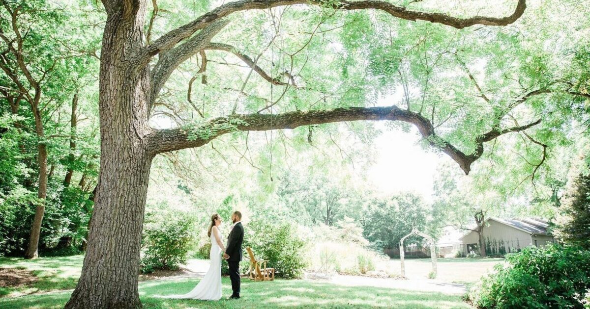 Bride and groom wedding planning inspiration in Michigan