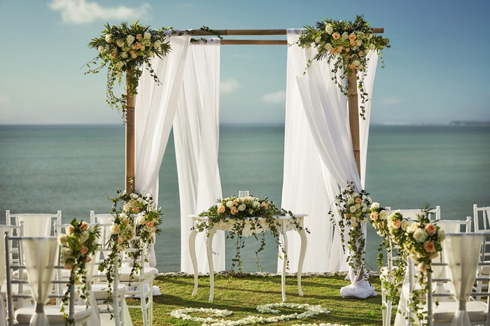Wedding flower decoration and floral event styling